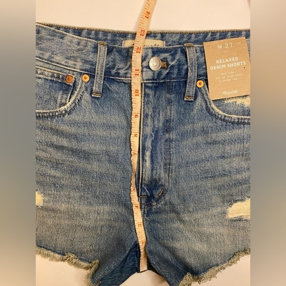 Madewell Relaxed denim shorts NWT - Picture 4 of 5